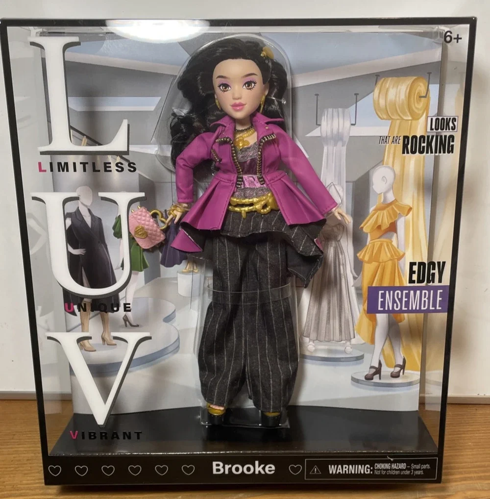 LUV Limitless Unique Vibrant BROOKE Fashion Doll Rocker Style Edgy Ensemble NEW